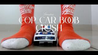 Highway Patrol Car Feet Stomp And Breast Smothered : TWO