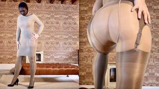 NYLON SELF ENCASEMENT LAYERED TEASE