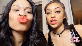 Kissing Humiliation #12- Goddess Rosie Reed & Syn Kynks Humiliate And Tease Lipstick Losers- Gooning Lipstick Fetish Humiliation-1080p HD