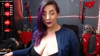 barking while touching myself