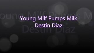 Young Milf Pumping Milk From Huge Tits