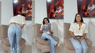 DESPERATION URINE IN BIG JEANS