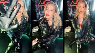 Chain Smoking encouragement Leather aunt