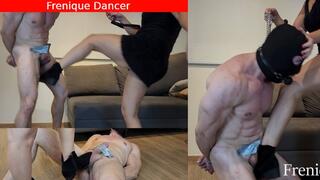Dancer Frenique Country Boots Beatdown Collar, Kick, Humiliation - CBT - BOOTS - FOOT DOMINATION - BALLBUSTING - COCK SQUEEZE - FEMALE DOMINATION - CUCKOLD - KICKING - BEATDOWN - 720p