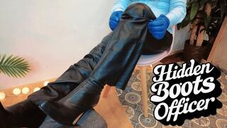 Hiden boots officer