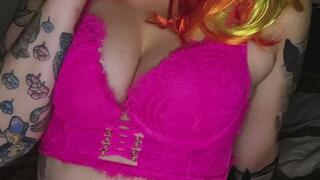 Theresa Smoke SPECIAL VIDEO - Rainbow Hair, Pink Lingeree