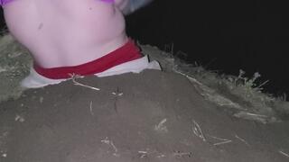 Stuck in Mud Panties Exposed