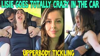 LISIE GOES TOTALLY CRAZY IN THE CAR : UPPERBODY TICKLING - FULL HD MP4