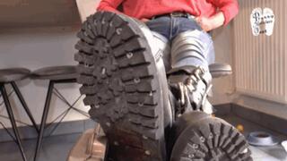 Motorcycle under Ass and Boots