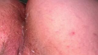 thick alt trans bbw fucks ass with dildo – lubed up anal play & big clit tease