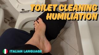 Toilet cleaning humiliation HD