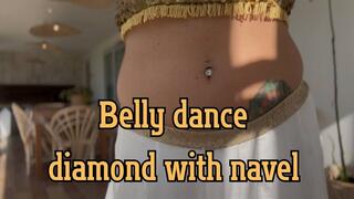 Wind dance + diamond with navel