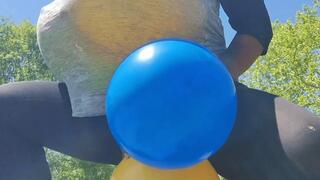 Balloon Play, Balloon Stuff & Pop in yard
