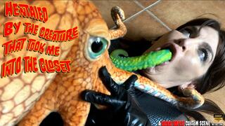 HENTAIED BY THE CREATURE THAT TOOK ME INTO THE CLOSET - sexy burglar is mesmerized and dragged into the darkness to have and epic fuck with a creature (FHD)