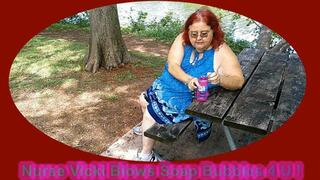 Spring Time I Love to Blow Bubbles in the Park for You! mp4