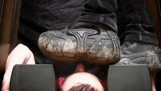 Floor-face trampled under very dirty Swear ravers` shoes (part 2 of 4), flo390x 1080p