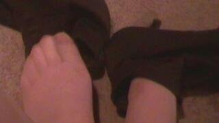 Ankle Boots and Pantyhose Play