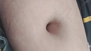 Walking in public showing off my belly button