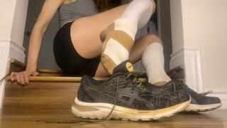 Sneakers Smelling post work-out