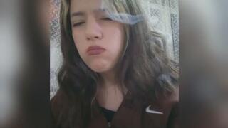 SMOKING MARLY NOSE EXHALES