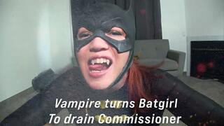 Vampire turns Batgirl to drain commissioner 2
