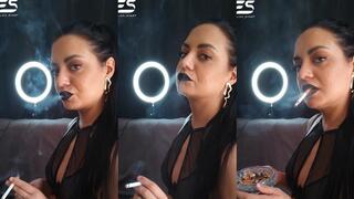 A Marlboro red smoke in black and gold