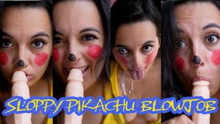 Sloppy Pikatchu Blowjob