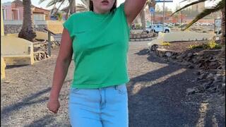 Peeing My Jeans While Walking Outside