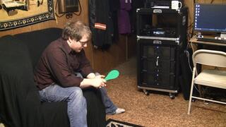 Spanked for stealing five dollars from stepdaddy