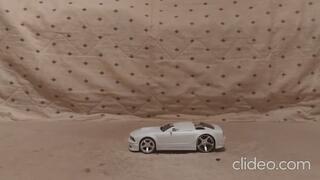 sexy walk and trample and crush toy car witch bots