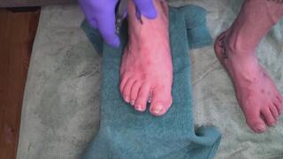 Male Amature Pedicure