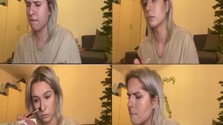 Get ready with me while farting with face expressions''