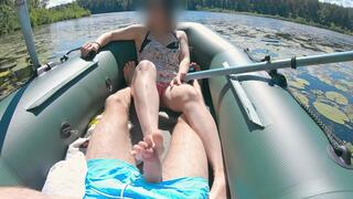 FootJob On board, foot fetish