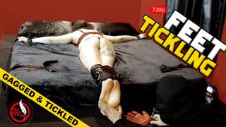 Extreme Foot Tickling Domination | Gaga Gagged and Feet Tickled Face Down on the Bed! Merciless Feet Tickle for Gaga 720p