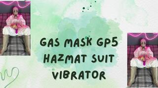 hazmat and gas mask gp5 white