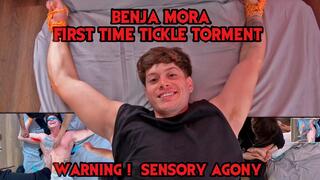 Benja Mora first time tickle torment - Warning! Sensory agony