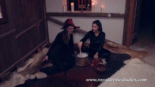 Sexy lesbian witches in witch madness