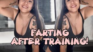 I finished training with a belly full of farts!!