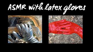 Fetish ASMR: The Pleasure of Red and Black Latex