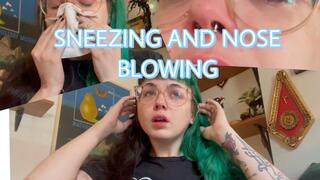 Sneezing and Blowing My Nose in Glasses mp4