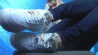 My Sexy Jewelled Nike AF1 Sneakers