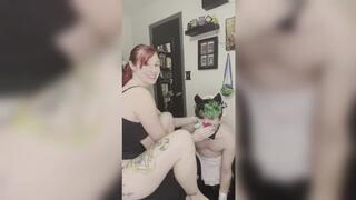 Miss Vixen promises a reward to her pathetic sissy cuck for patiently waiting for her to finish working out, the little cuck thinks he'll be unlocked but instead she rewards him with making him clean her sweaty ass and feet with his tongue!