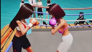 MARCY VS PEGY BOXING DELICIOUS MATCH