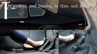 Cranking and Driving in Flats and Barefoot (mp4 1080p)