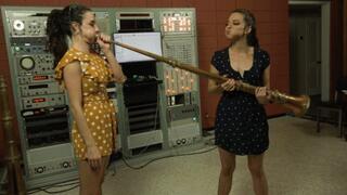 Ama Rio and Sierra Sauvage Try Out the Tibetan Horns (MP4 - 720p)