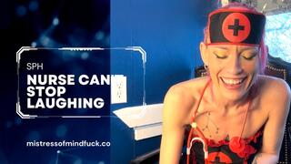 Nurse can't stop laughing at your tiny dicklet