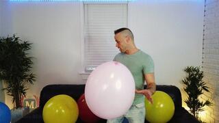 Male Looner Balloon Popping