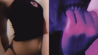 Femboy - Kizzi Katzia - Hand Biting Request + Ass Jiggles