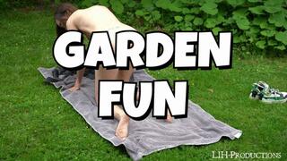 Garden fun with Heli