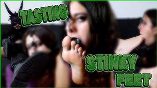 Smelly male feet for the dirty whore - feet worship slave - naughty masochist